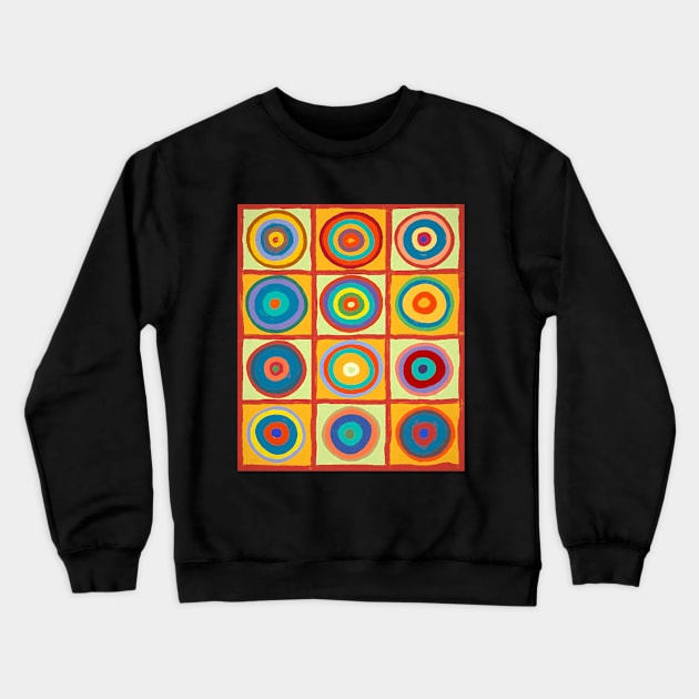 Kandinsky Freehand Crewneck Sweatshirt by RockettGraph1cs